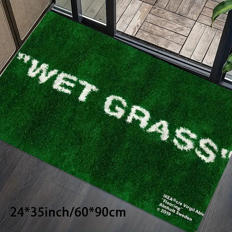 tapis vert herbe artificielle moderne antidérapant imperméable voyage extérieur prière