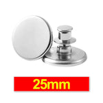 boutons magnétiques détachables argentés rideau ajustable sans clou fermeture aimantée moderne 10 sets