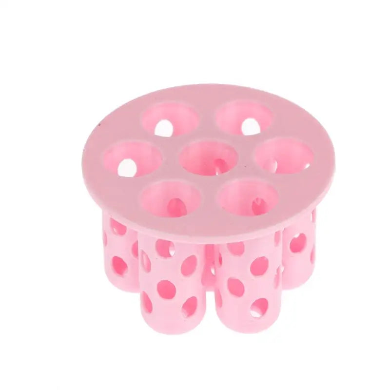 rouleaux cheveux modernes perforés adhésifs couleur rouge jaune vert noir rose bleu blanc pack