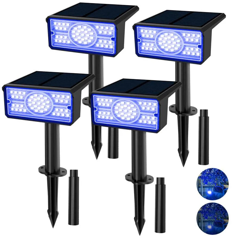 lampe solaire moderne noire ip65 étanche extérieure jardin cour voie led rechargeable
