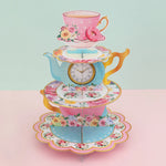 stand cupcakes rose fleurs romantique anniversaire mariage baptême vintage