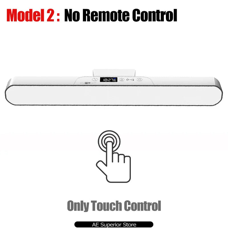 lampe led blanc moderne réglable télécommande recharge usb économie énergie protection yeux multiprise