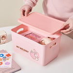 boîtes rangement plastique imperméable my melody pom pom purin multiple utilisations poignées