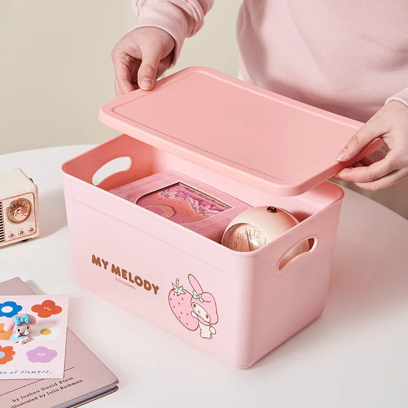 boîtes rangement plastique imperméable my melody pom pom purin multiple utilisations poignées