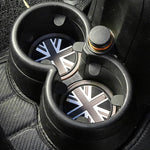 coasters union jack rouge noir blanc antichoc moderne silicium gel