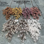 décoration maison branche séchée feuilles naturelles marron jaune violet blanc purextérieur wedding props(home)Decoration