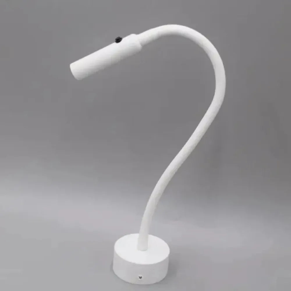 lampe murale led flexible moderne noir rotation 360 blanc minimaliste fixée mur