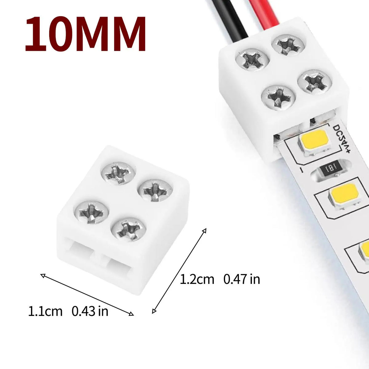 ruban led blanc moderne facile sécurité électrique points lumineux usage domestique bricolage