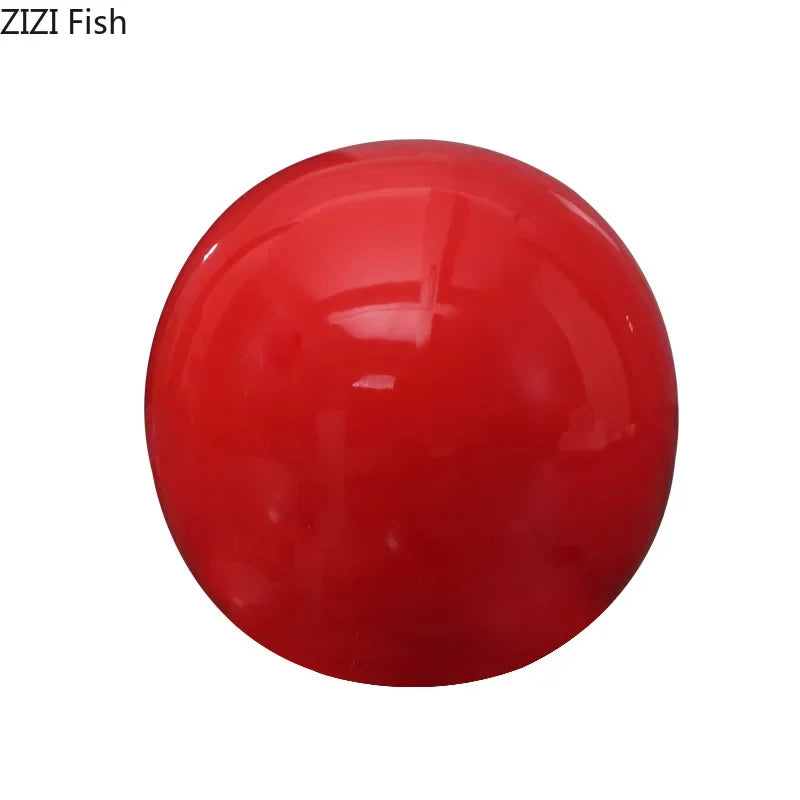 décoration moderne boule céramique rouge bleu jaune uni opaque chambre