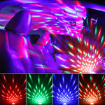 lumière led disco boule multicolore portative effet son activé moderne aimantée 3watts rechargeable câble