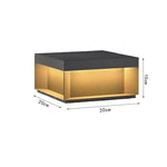 lampe solaire led moderne clôture extérieure noir mat étanche 249 flux lumineux 11w 3mètres