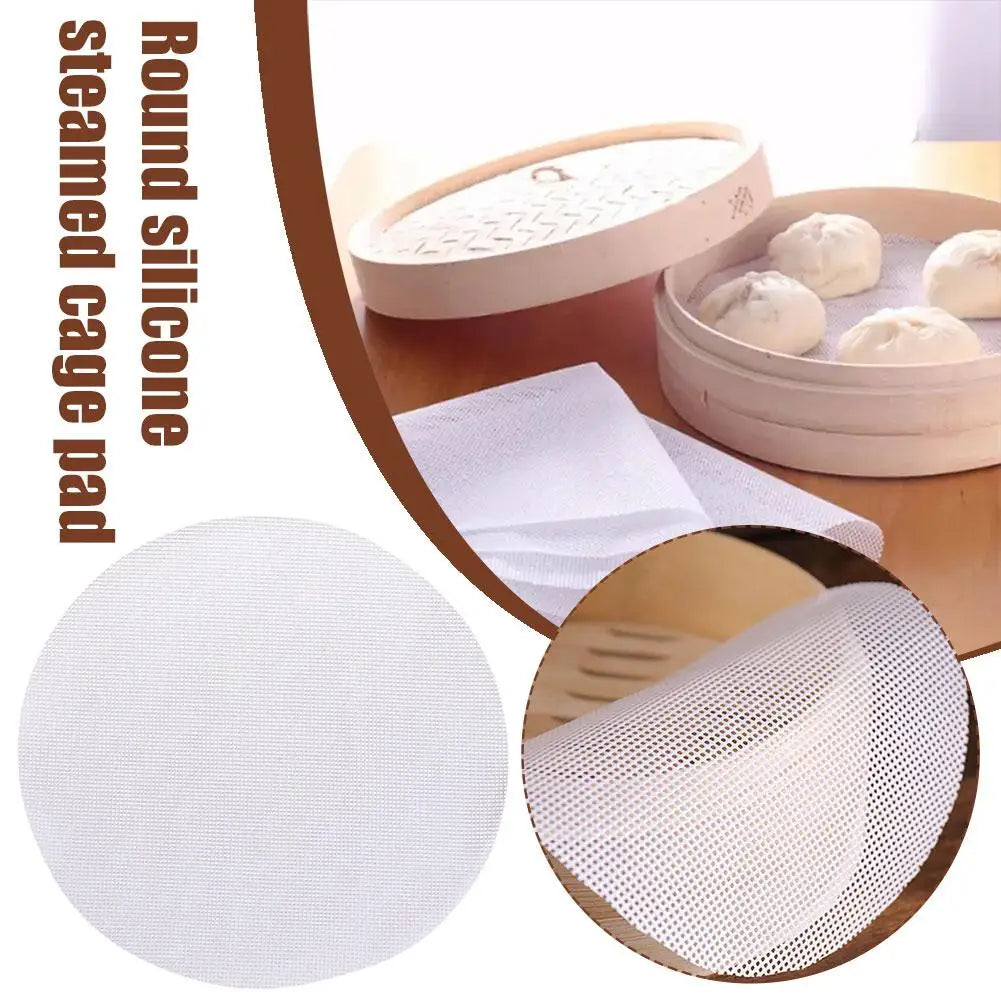 revêtement cuiseur vapeur silicone blanc maille fine résistant chaleur diamètre 24cm 30cm 34cm 40cm