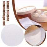 revêtement cuiseur vapeur silicone blanc maille fine résistant chaleur diamètre 24cm 30cm 34cm 40cm