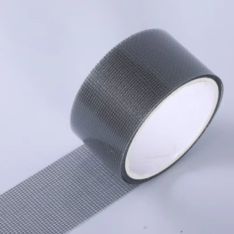 ruban réparation écran adhésif noir maille fine pratique 2m 79in couteau précision