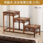 support pot bois sculpté banc tabouret traditionnel décoration patio étagère plant stand organisateurextérieurintérieur