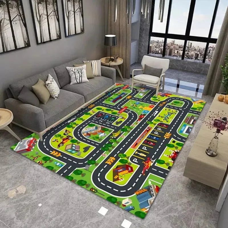 tapis moderne fleuri polypropylène antidérapant extérieur intérieur salon chambre enfants adultes