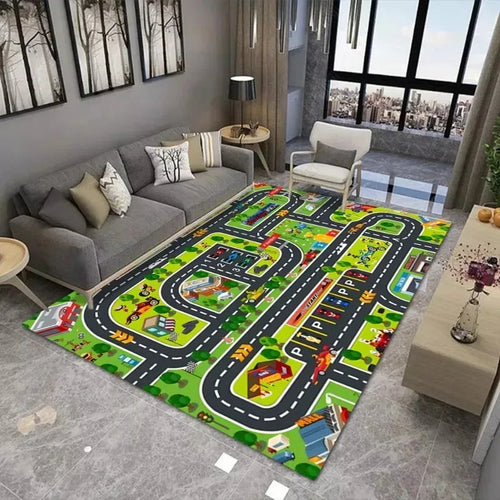 tapis moderne fleuri polypropylène antidérapant extérieur intérieur salon chambre enfants adultes