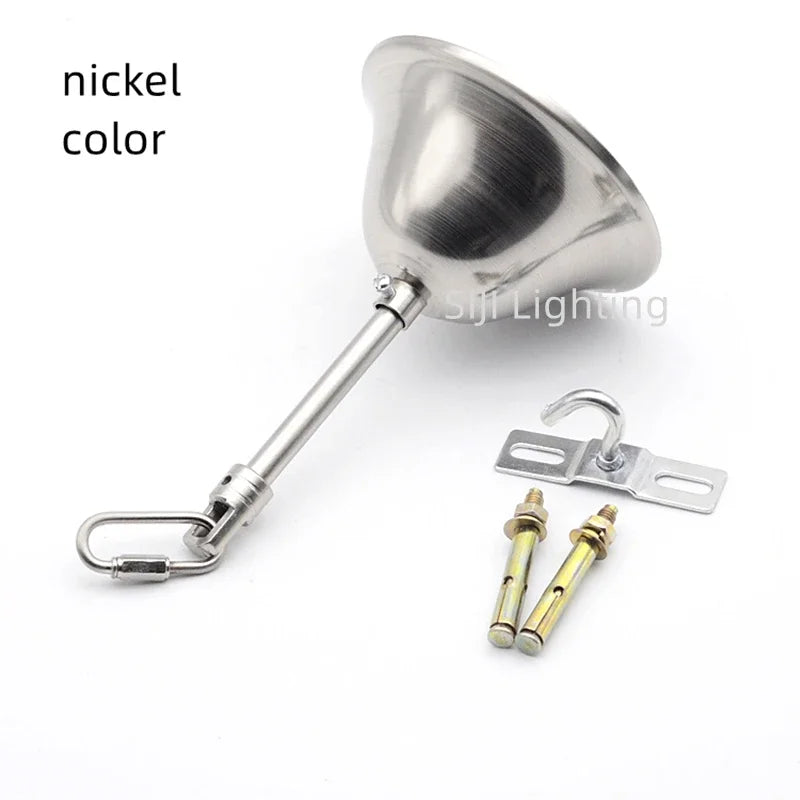 suspension moderne or rouge bronze noir vert bronze clips boulons
