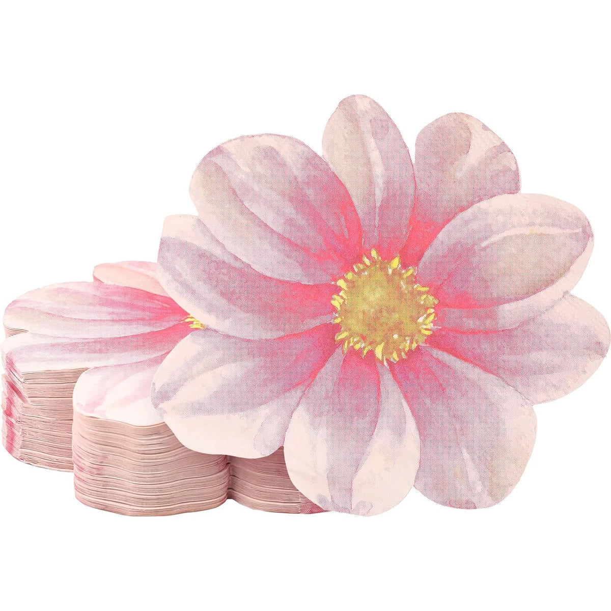 serviettes papier jetables forme fleur décoratives fête mariage anniversaire bébé cocktail enfant