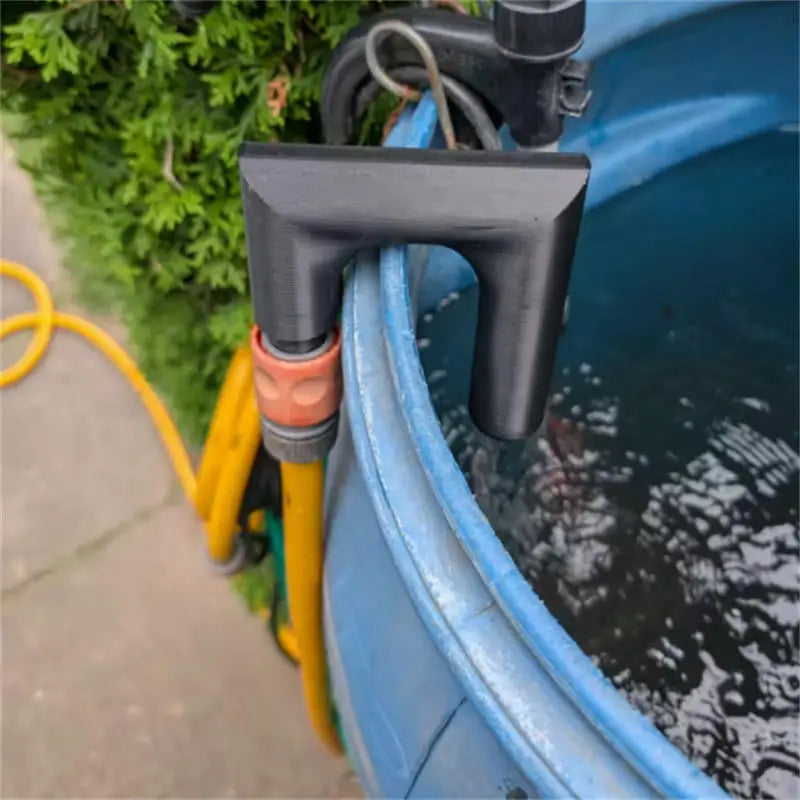 accessoire tuyau irrigation noir bleu blanc orange pratique robuste adhésif tuyau d'eau support organisation