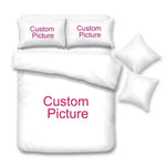 ensemble literie coton blanc impression 3d fermeture eclair duvet taies oreillers moderne minimaliste personnalisable