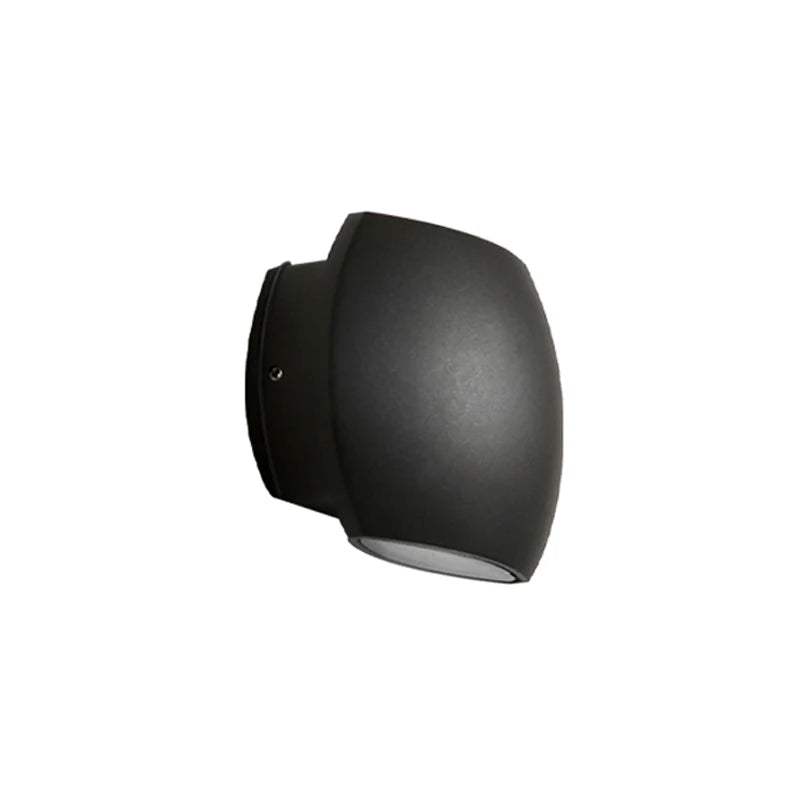 applique murale moderne lampe led étanche noir mat extérieure balcon jardin porte cour