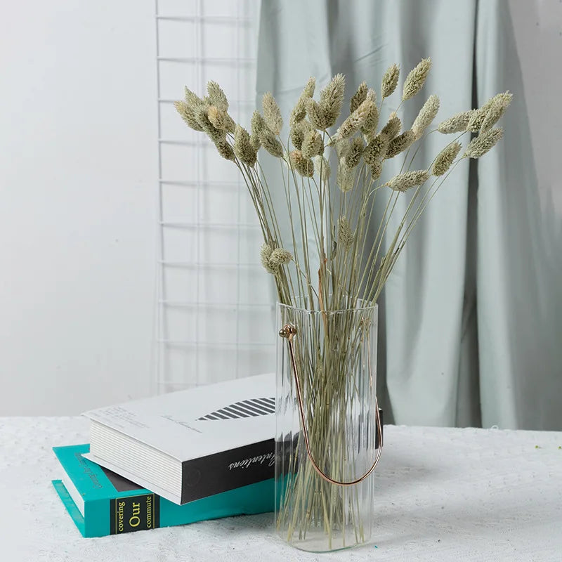 décoration maison plante séchée pampa moelleuse naturelle vase dried flowers beige rustiqueintérieur