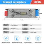 alimentation led 12v 24v 60w 100w 200w 300w 400w transformateur muet