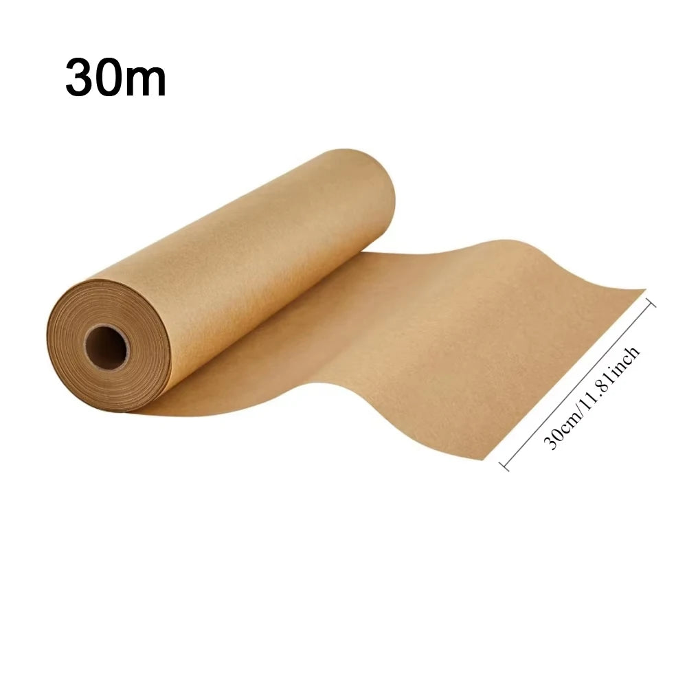 papier cuisson non adhésif marron clair 5m 10m 20m anti décharge grill four air