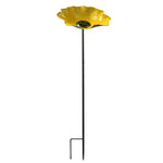 bassin oiseaux rouge jaune bleu forme fleur métal moderneextérieur jardinDecorationPapillonsAbeilles