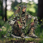 statues decoratives jardin vert brun naturel fantastique racines feuillesextérieur patio