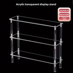 présentoir transparent acrylique support rangement vis fixations moderne cupcakes figurines