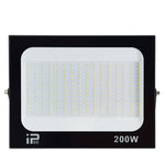 projecteur led extérieur moderne ip66 imperméable noir mat 100w 200w