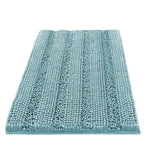 tapis bain antidérapant moderne tissu boules relief beige vert clair gris