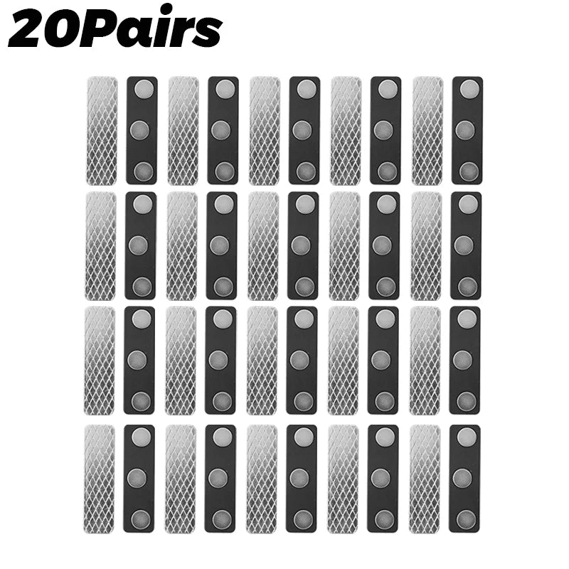 aimants puissants rideaux adhésifs sans perçage noir blanc modernes 12 pairs pairs