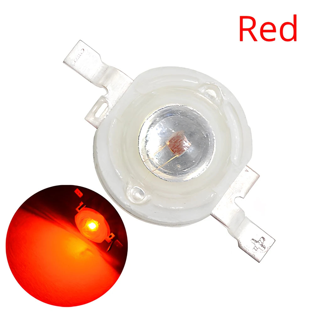 ampoules led 3w haute puissance 3v blanc jaune vert violet bleu rose orange rouge