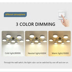 lampe moderne gris bois acrylique translucide led couleurs dimmable scandinave 220v