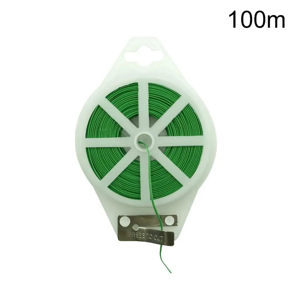 câble jardinage vert adhésif coupe fil support plantes moderne organisation