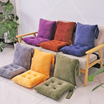 coussins siège velours modernes violet rouge orange vert gris inclusifs fixés carrés adultes