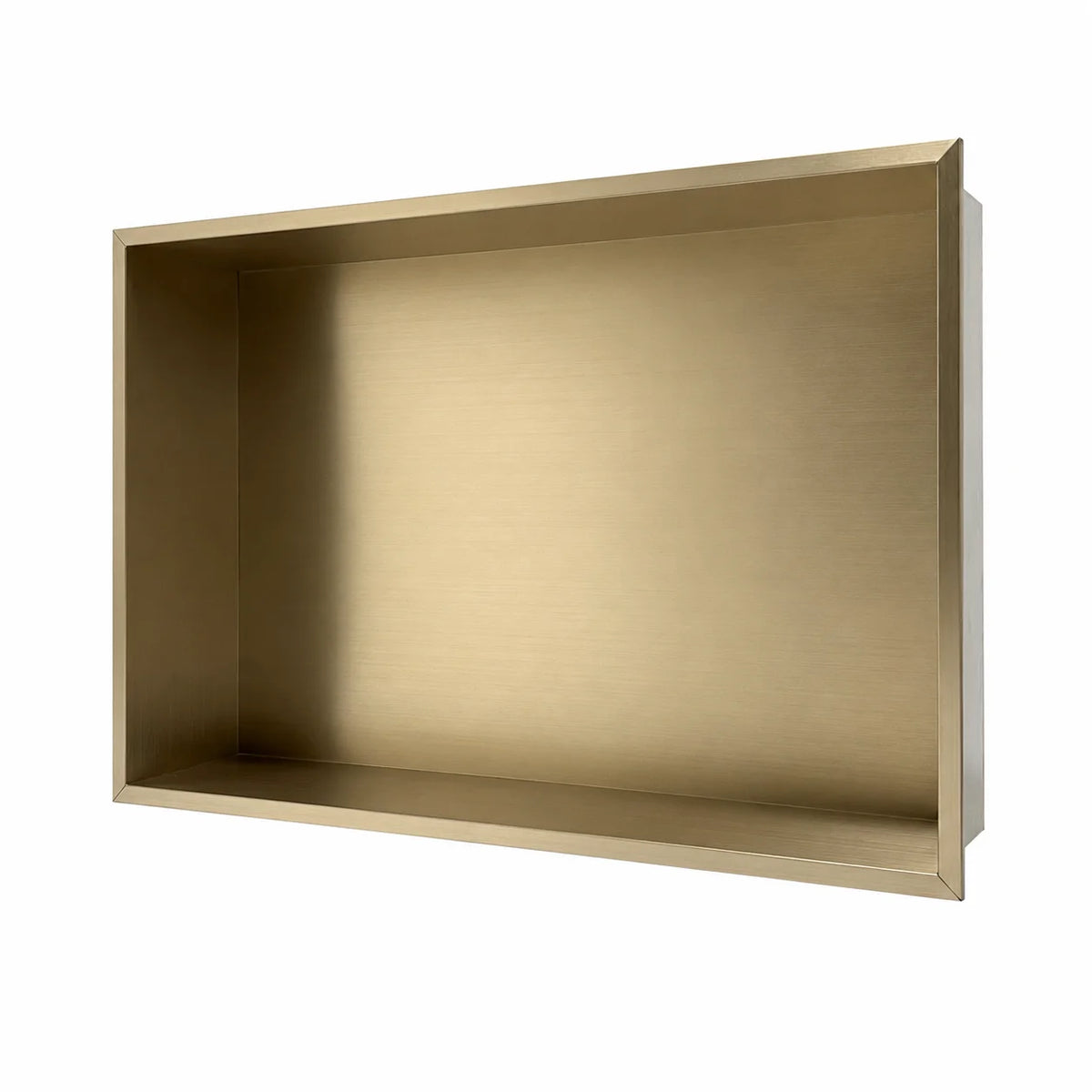 niche douche acier brossé champagne doré moderne résistante rouille rangement salle bain
