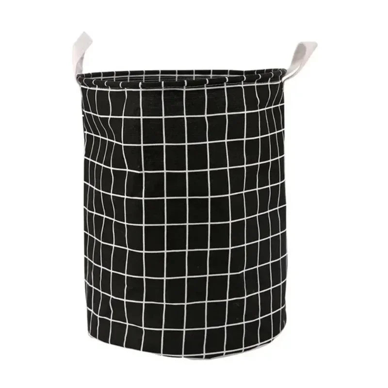 panier linge pliable poignées moderne multicolore imprimé animaux végétaux respectueux environnement