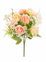 bouquet fleurs artificielles roses soie mariage décoration extérieur intérieur moderne minimaliste