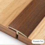profils seuil pvc brun beige rouge moderne vis fixés aspect bois opaques
