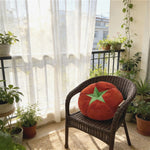 coussin mousse mémoire forme tomate citron moderne rouge jaune marronPATCH TRAVAIL lavable siège chambre