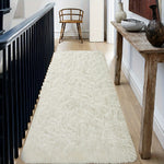 tapis doux uni polyester antidérapant résistant décoloration confortable gris blanc vert bleu moderne