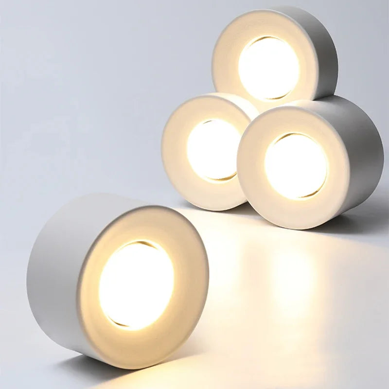 plafonnier led spot blanc moderne rond acrylique luminaire intérieur salon chambre salon couloir