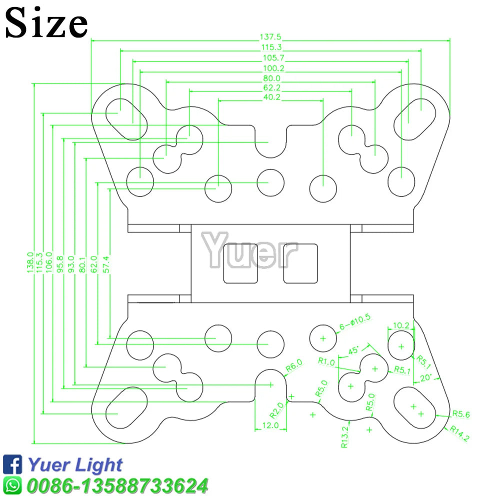 crochet plié aluminium fixe projecteur tête mobile clips 45 60mm porte 200kg noir industrielle