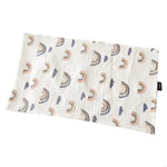 coussin bébé blanc animaux lapins chevaux doux confortable étanche polyester coton