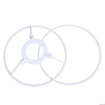 supports lampe blancs modernes ronds 40cm 35cm 30cm 25cm 20cm 15cm