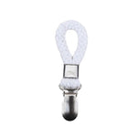pinces serviettes corde tressée moderne couleur beige noir blanc rouge vert clips magnétiques salle